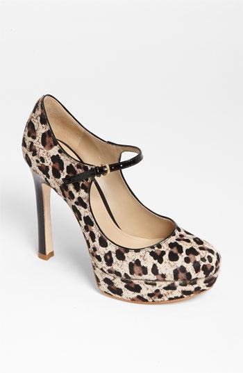 Joan & David 'quimberly' Pump Natural Black/ Cheetah 7.5 M