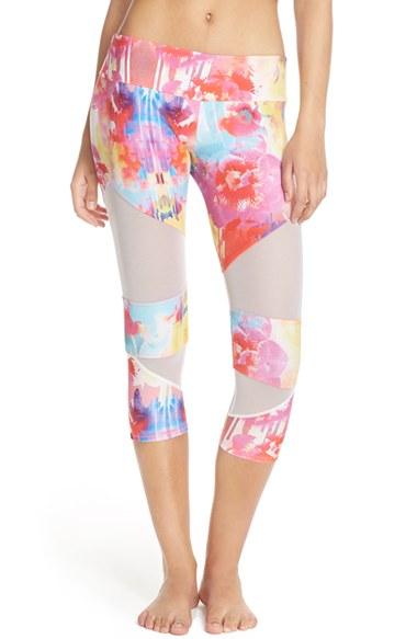 Women's Onzie Mesh Inset Capris