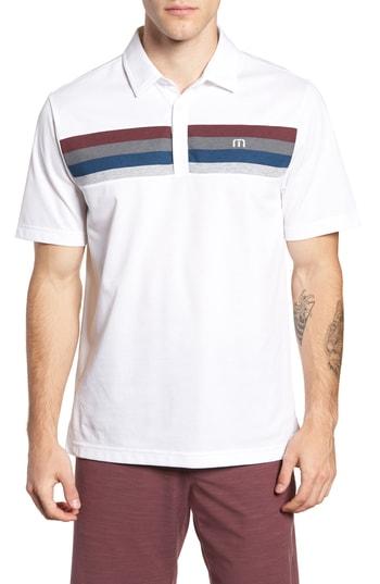 Men's Travis Mathew Expat Polo - White