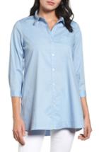 Women's Bobeau Poplin Shirt - Blue