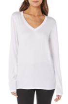 Women's Michael Stars Ultra Jersey Cotton Blend Top, Size - White