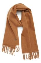 Men's Hickey Freeman Cashmere Solid Scarf, Size - Brown