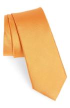 Men's Nordstrom Men's Shop Edith Silk Tie, Size - Orange