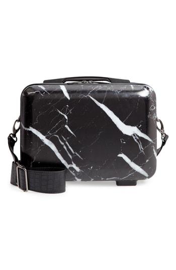 Calpak Hardshell Cosmetics Case, Size - Midnight Marble