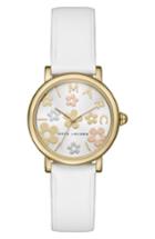 Women's Marc Jacobs Classic Round Leather Strap Watch, 28mm
