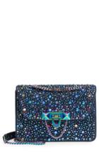 Valentino Garavani Crystal Embellished Mini Shoulder Bag - Blue