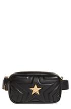 Stella Mccartney Star Alter Faux Leather Fanny Pack - Black