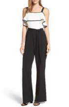 Women's Eliza J Ruffle Jumpsuit - Black