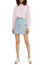 Women's Topshop Crop Hoodie Us (fits Like 0-2) - Pink