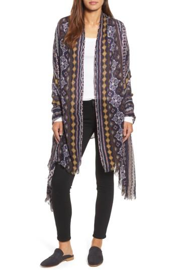 Women's Caslon Stitch Craft Wrap, Size - Blue