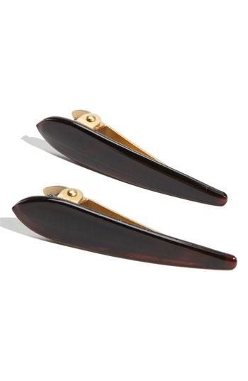 Ficcare 'mini Maximas' Hair Clips - Brown