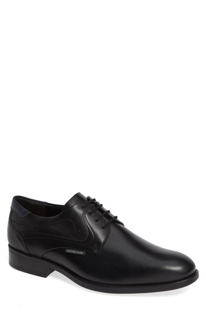 Men's Mephisto Cirus Plain Toe Derby .5 M - Black