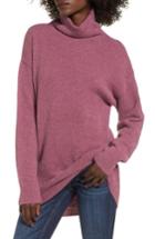 Women's Bp. Boucle Turtleneck Tunic Sweater - Purple