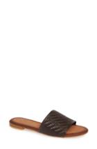 Women's Callisto Thera Woven Slide Sandal M - Brown