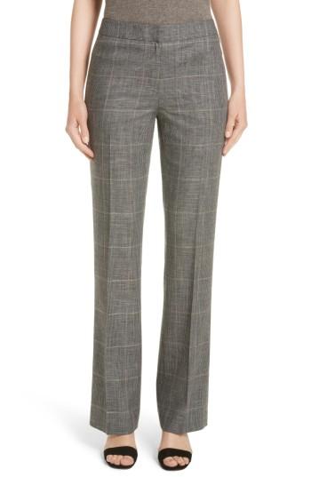Women's Lafayette 148 New York Antico Plaid Menswear Pants