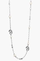 Women's John Hardy 'naga' Dragon & Pearl Station Necklace