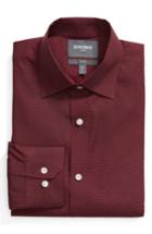 Men's Bonobos Slim Fit Dot Dress Shirt .5 35 - Red