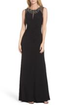 Women's Vince Camuto Embellished Gown - Black