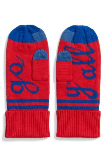 Women's Draper James Spirit Mittens, Size - Blue