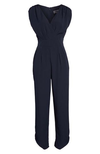 Women's Chelsea28 Ruched Ankle Jumpsuit (similar To 12w) - Blue