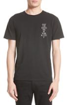 Men's Saturdays Nyc Logo Stencil Graphic T-shirt - Black