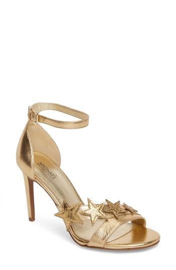 Women's Michael Michael Kors Lexie Sandal M - Metallic