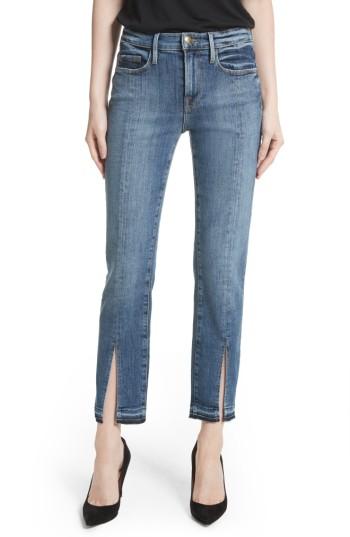 Women's Frame Le Nouveau Split Hem Jeans - Blue