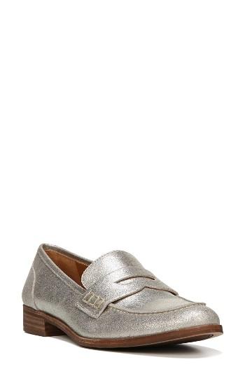 Women's Sarto By Franco Sarto 'jolette' Penny Loafer M - Metallic
