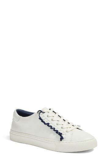 Women's Tory Sport Ruffle Sneaker .5 M - White