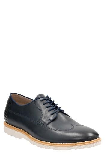 Men's Clarks Gambeson Wingtip .5 M - Blue