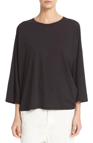 Women's Vince Full Raglan Sleeve Cotton & Cashmere Tee