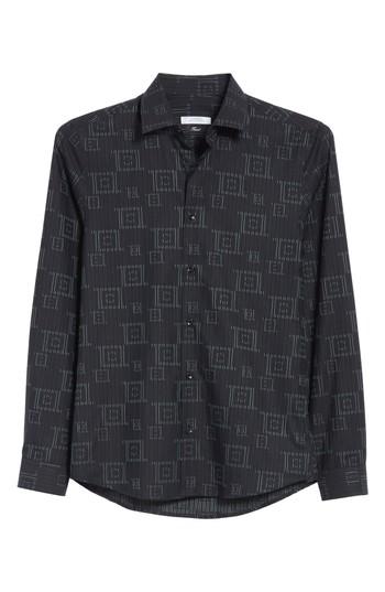 Men's Versace Collection Frame Print Shirt