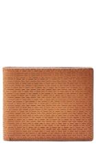 Men's Fossil Coby Leather Wallet - Metallic