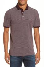 Men's Rodd & Gunn Lendenfield Sports Fit Stripe Pique Polo - Red