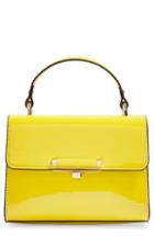 Topshop Mini Marissa Top Handle Bag - Yellow