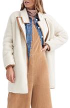 Women's Madewell Faux Shearling Cocoon Coat