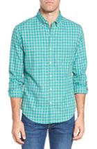 Men's Bonobos Slim Fit Washed Check Herringbone Sport Shirt