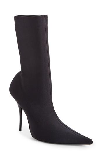 Women's Balenciaga Pointy Toe Mid Bootie Us / 37eu - Pink