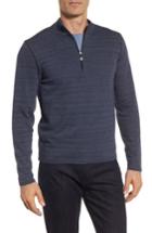 Men's Robert Barakett Marcel Quarter Zip Pullover - Purple