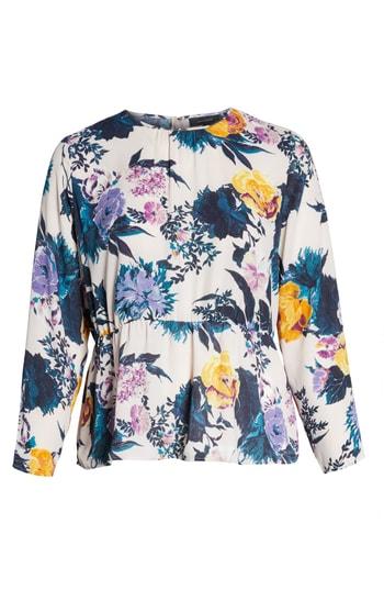 Petite Women's Halogen Cinched Waist Blouse, Size P - Pink