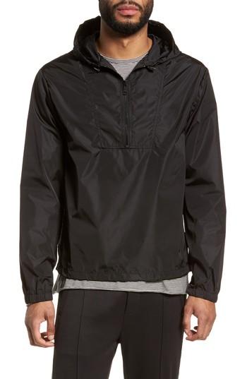 Men's Vince Hooded Anorak - Black