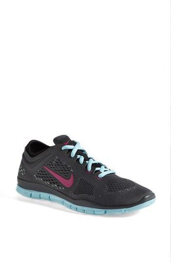 Nike 'free 5.0 Tr Fit 4' Training Shoe (women) Grey/ Black/ Ice/ Magenta