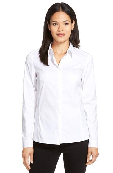 Women's Lafayette 148 New York Side Panel Blouse