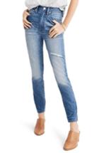 Women's Madewell Rigid High Waist Skinny Jeans - Blue