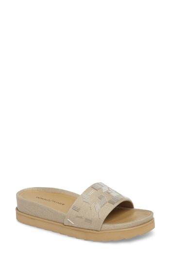 Women's Donald Pliner Cava Slide Sandal .5 M - Beige