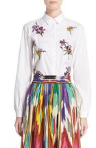 Women's Etro Bird & Floral Beaded Shirt