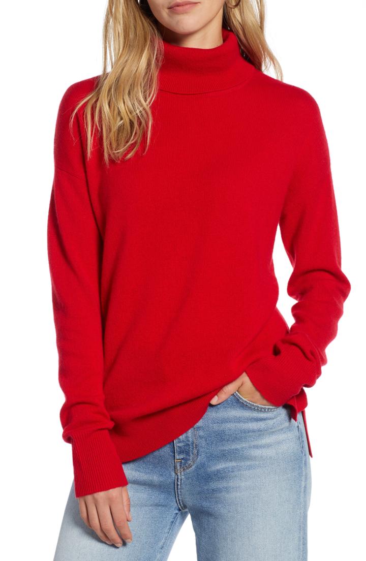 Women's Boden Berwick Stripe Sleeve Sweater - Grey