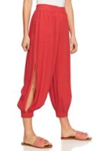 Women's 1.state Smocked Cuff Harem Pants - Red
