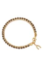 Women's Astley Clarke Smoky Quartz Wishbone Biography Bracelet