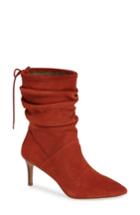 Women's Kensie Natthan Slouchy Bootie .5 M - Red